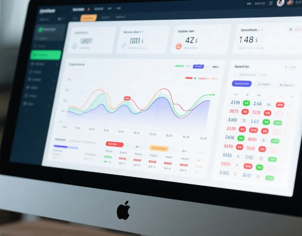 开奖直播与走势分析界面